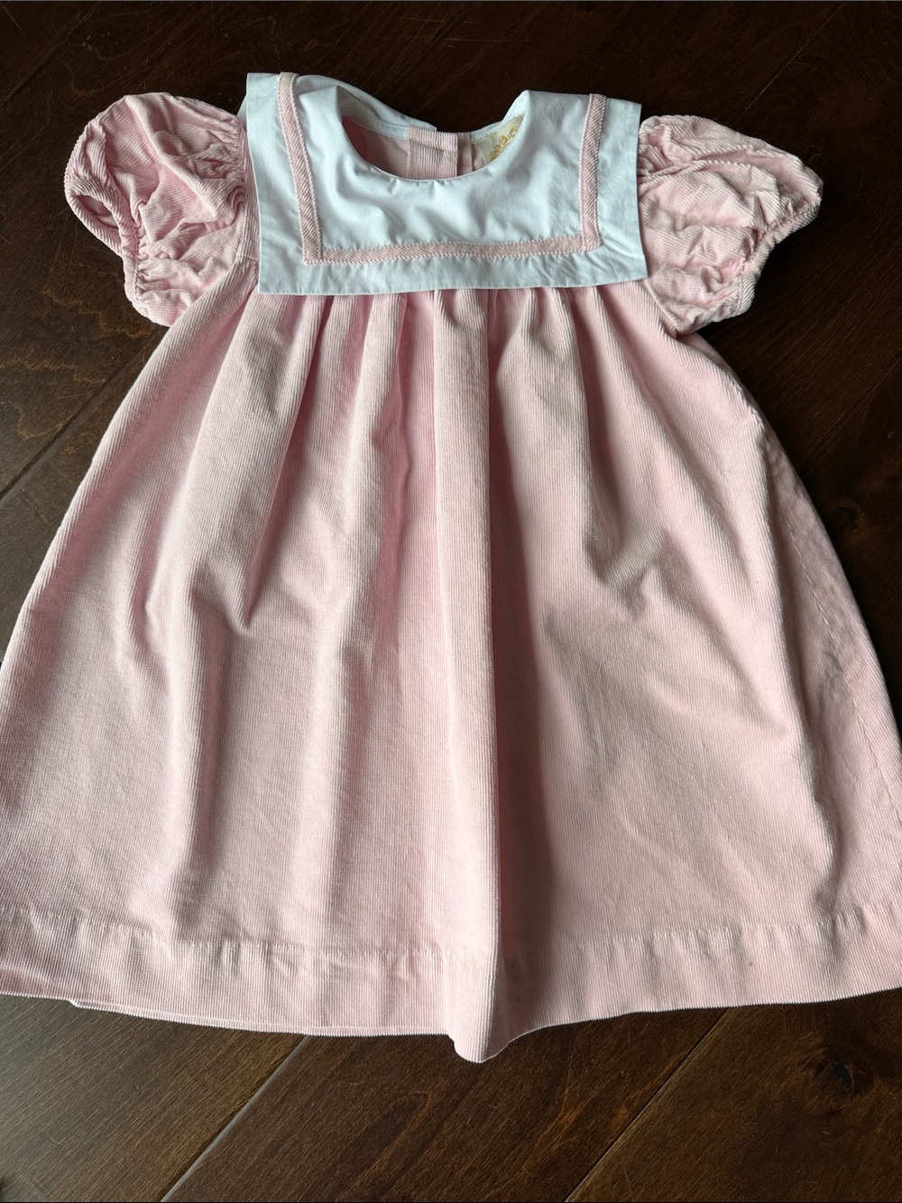 The Beaufort Bonnet Company: Pink Dress with White Sailor Collar